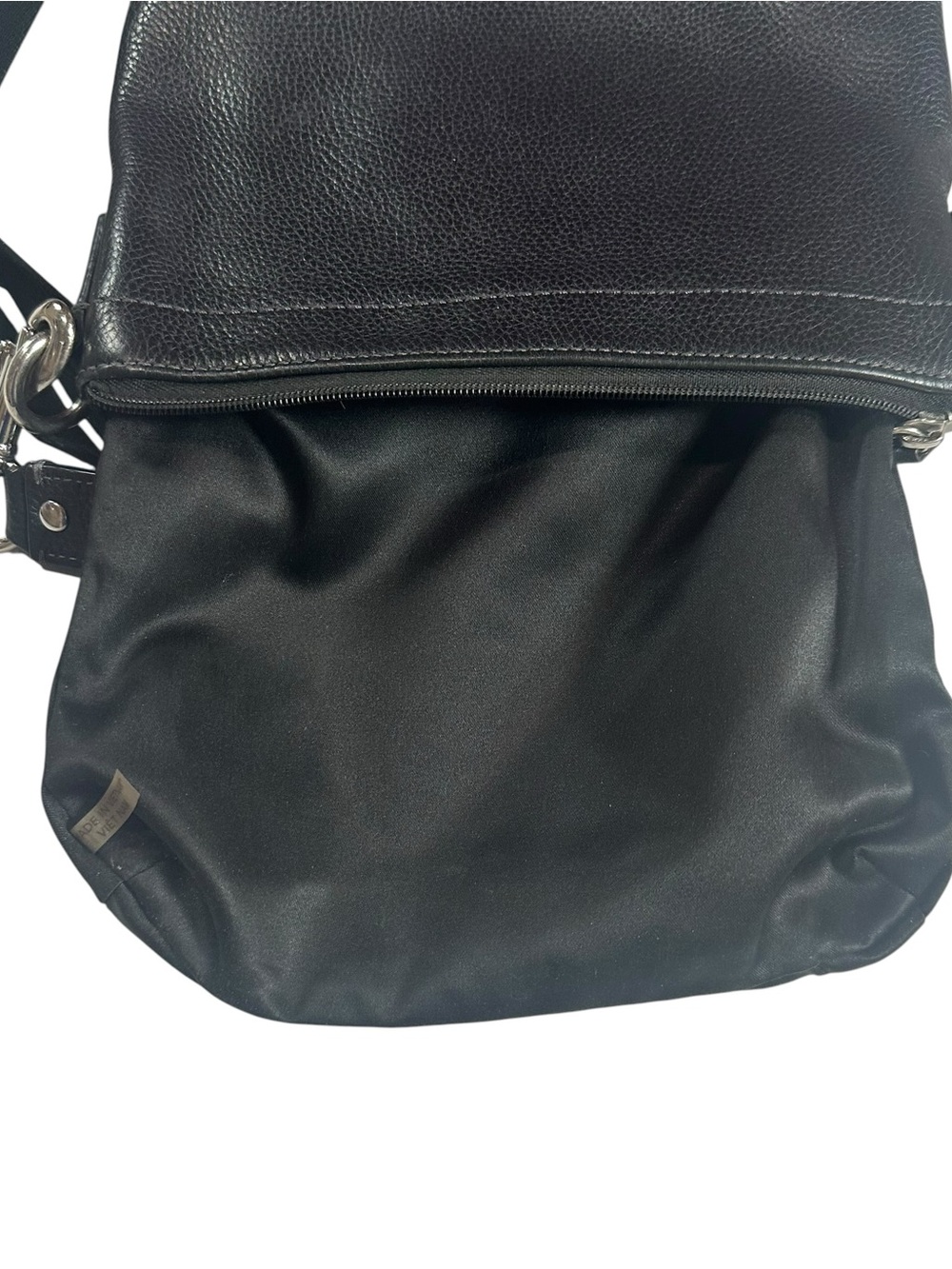 Coach Black Pebbled Leather Crossbody Turnlock Pocket Shoulder Bag Small - Picture 4 of 10
